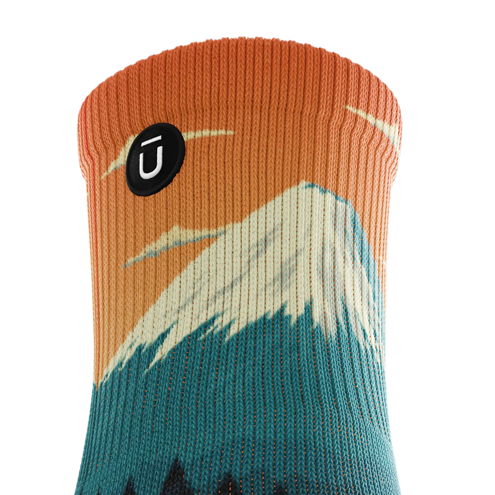 Outway Northbound Quarter unisex running socks - Black / Orange
