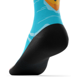 Outway Paddle Bandit Crew Chaussette de course à pied unisexe - Bleu / Noir