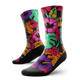 Outway Plantastic Crew Chaussette de course à pied unisexe - Noir / Vert