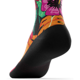 Outway Plantastic Crew unisex running socks - Black / Green