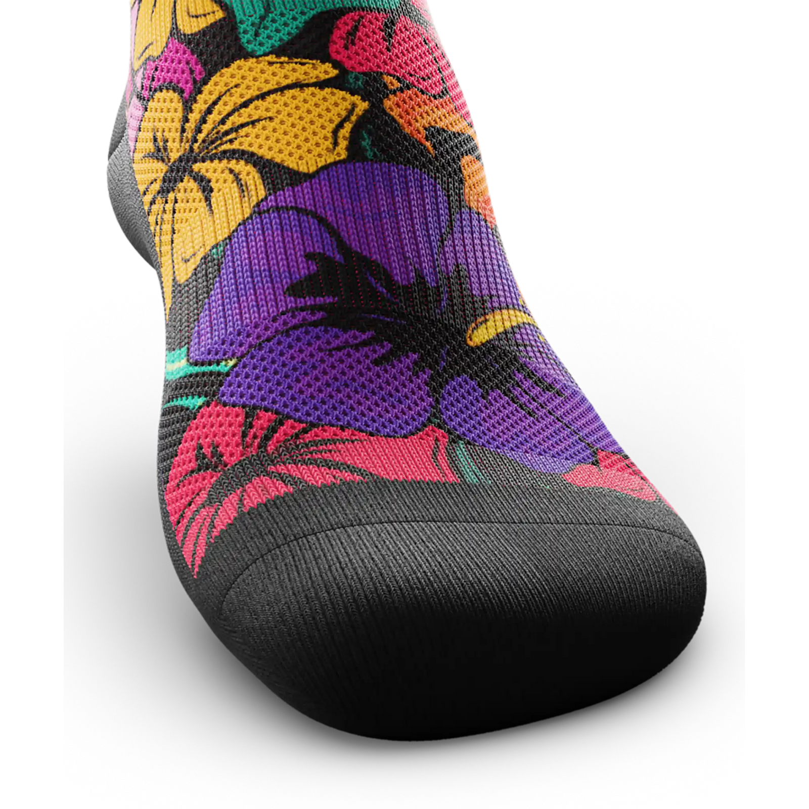 Outway Plantastic Crew unisex running socks - Black / Green