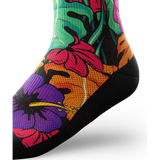 Outway Plantastic Crew unisex running socks - Black / Green