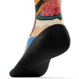 Outway Wagyu Waddle Crew unisex running socks - Brown / Orange