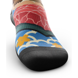 Outway Wagyu Waddle Crew unisex running socks - Brown / Orange