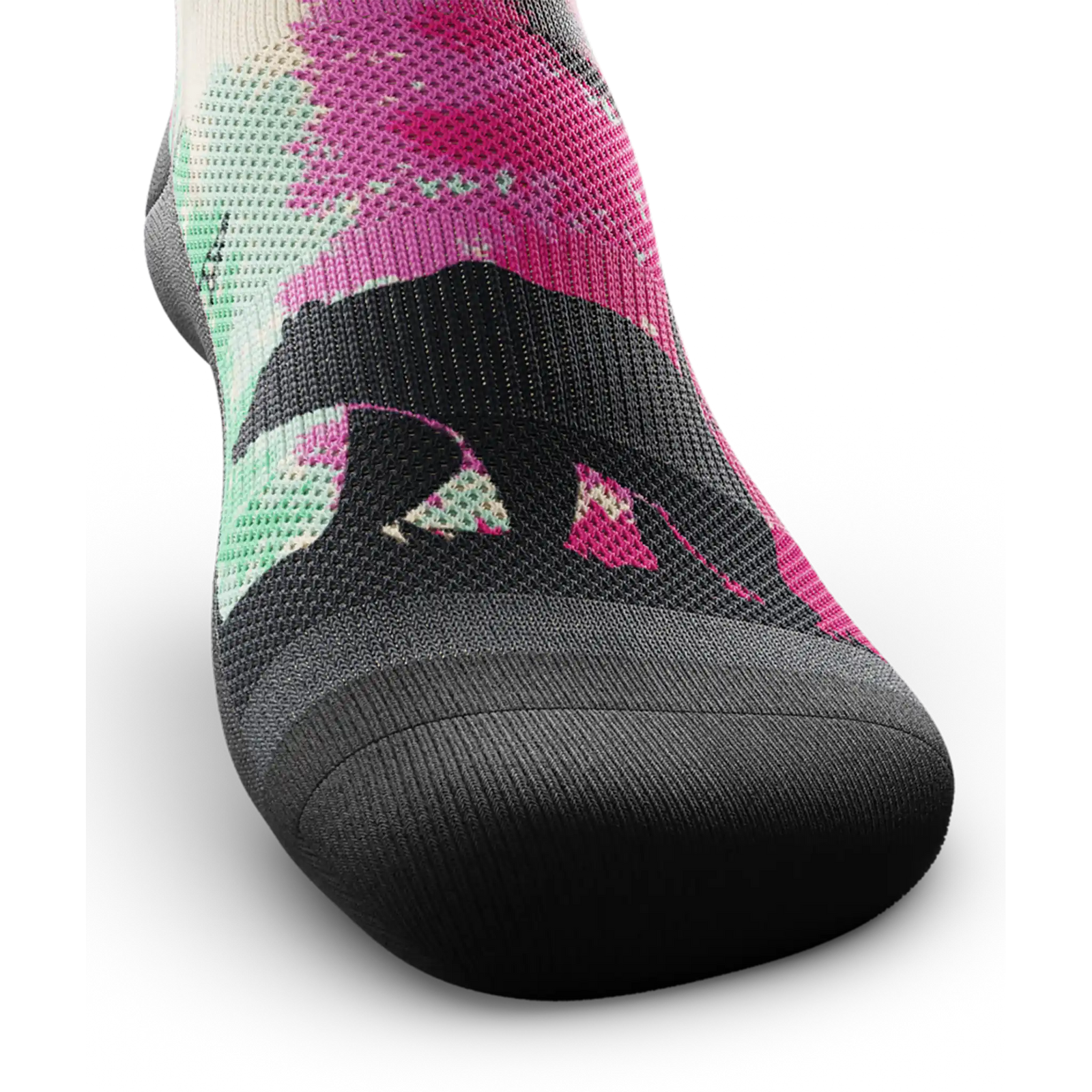 Outway Wild Spectrum Quarter unisex running socks - Black / Pink