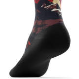 Outway Wildcrest Quarter unisex running socks - Black / Orange