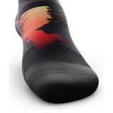Outway Wildcrest Quarter unisex running socks - Black / Orange