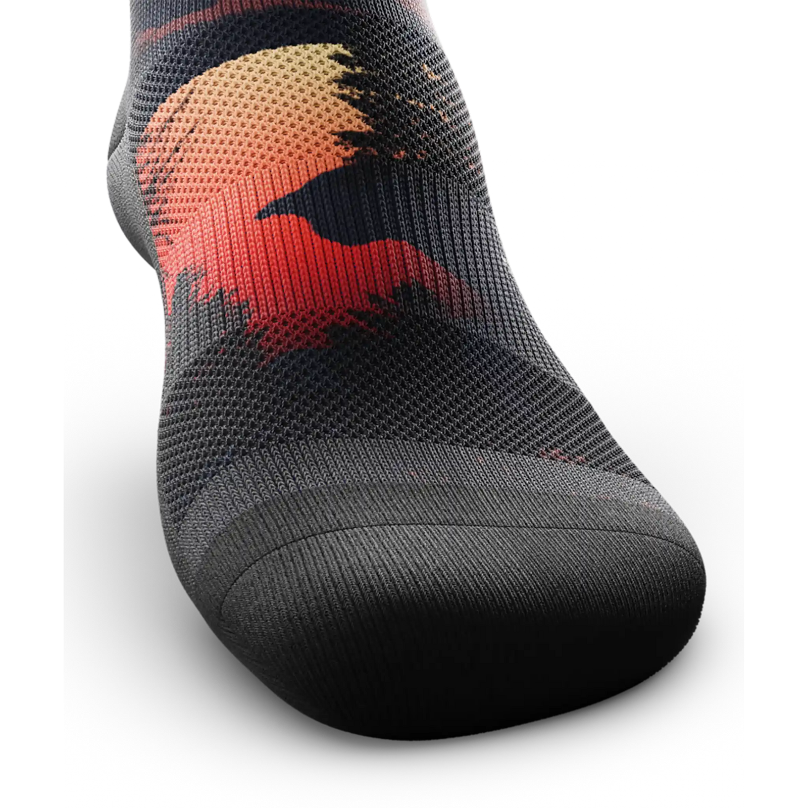 Outway Wildcrest Quarter unisex running socks - Black / Orange
