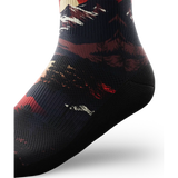 Outway Wildcrest Quarter unisex running socks - Black / Orange