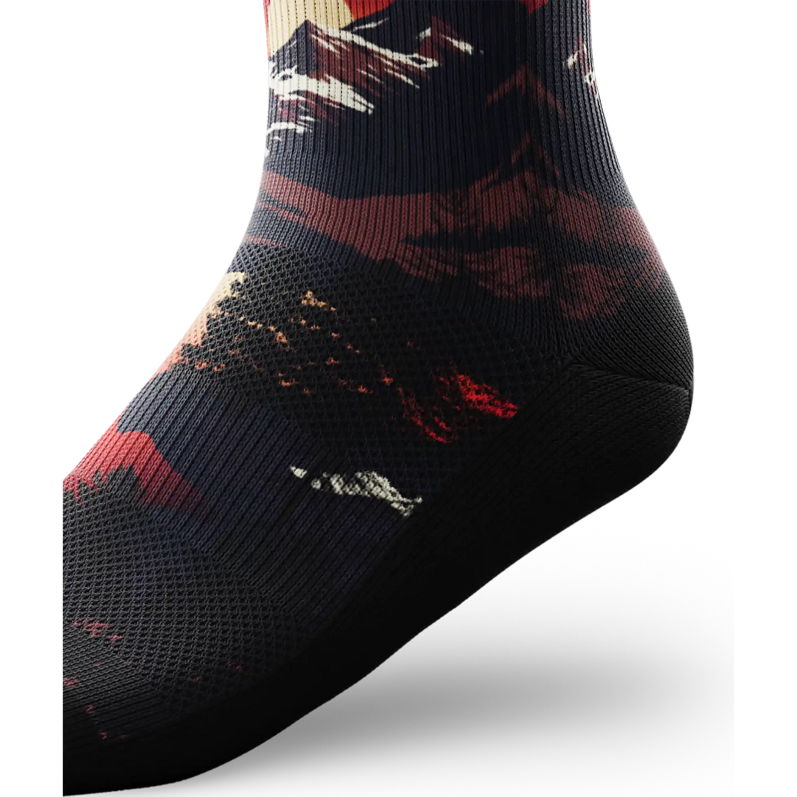 Outway Wildcrest Quarter unisex running socks - Black / Orange