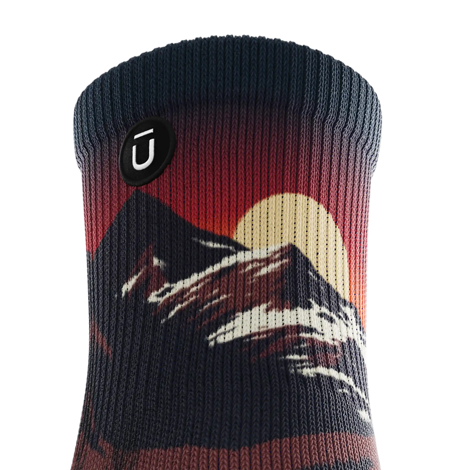 Outway Wildcrest Quarter unisex running socks - Black / Orange