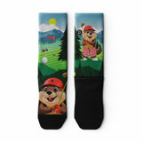 Outway Outway Beaver Wood Crew Chaussette de course à pied unisexe