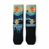 Outway Outway Coastal Fade Crew Chaussette de course à pied unisexe