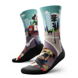 Outway Outway Fur-Mula Woof Crew unisex running socks