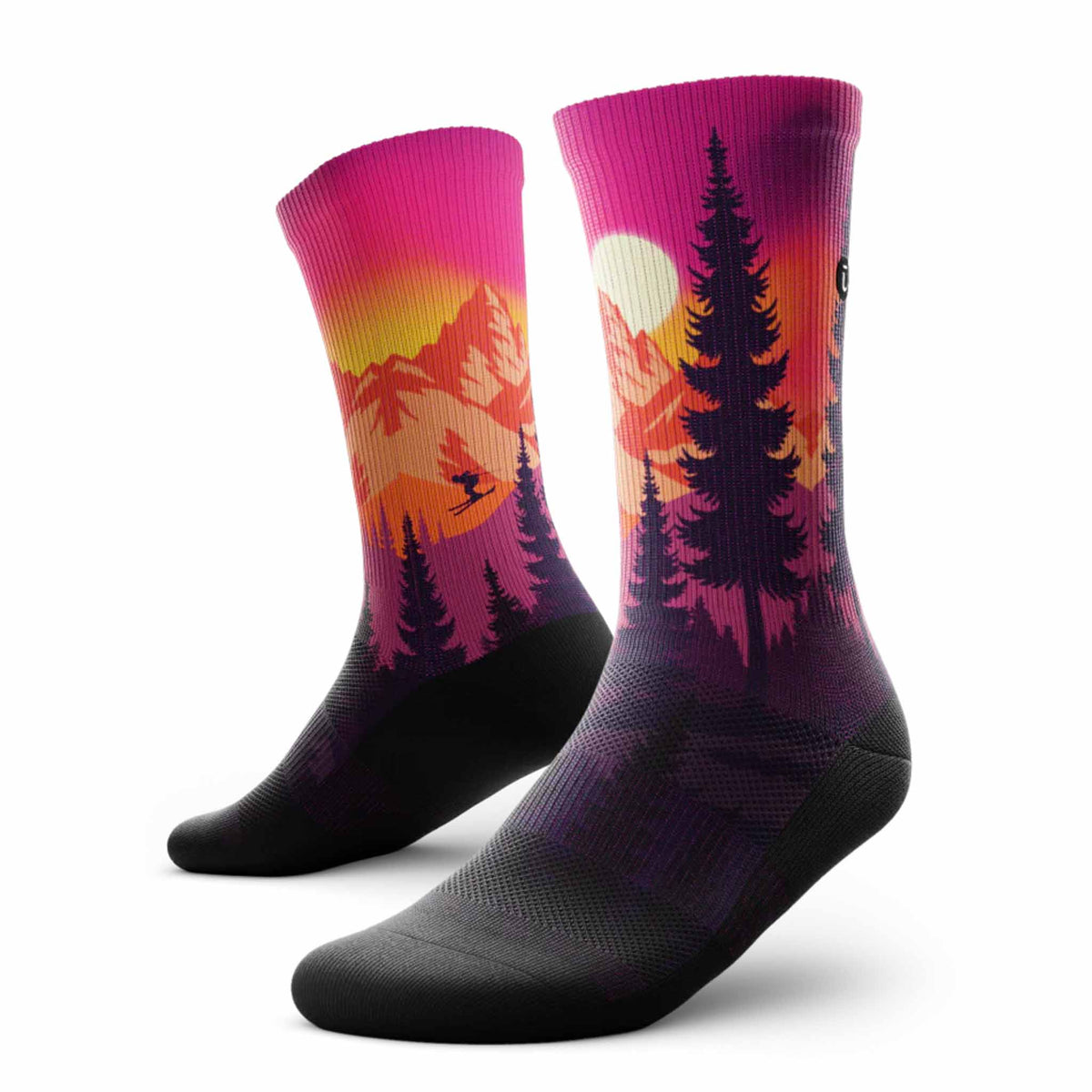 Outway Outway Ski's The Limit Crew Chaussette de course à pied unisexe