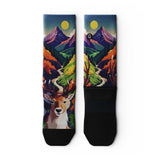Outway Outway Where Trails Begin Crew unisex running socks