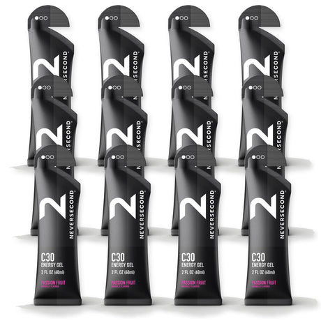 Neversecond C30 energy gel Passion Fruit - box of 12