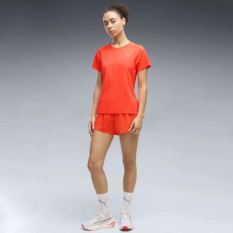 Puma Deviate Pure Nitro Women's Running Shoes - Puma White / Ultra Red