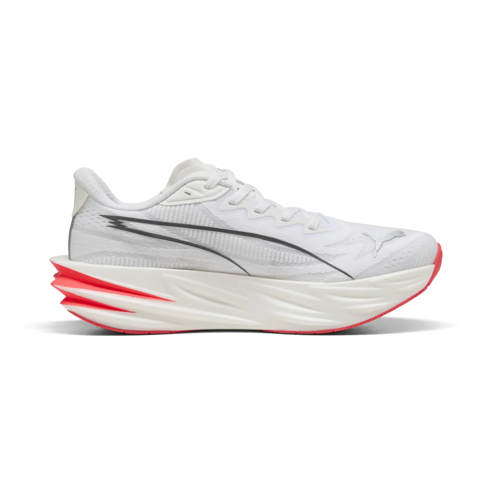 Puma Deviate Pure Nitro Women's Running Shoes - Puma White / Ultra Red