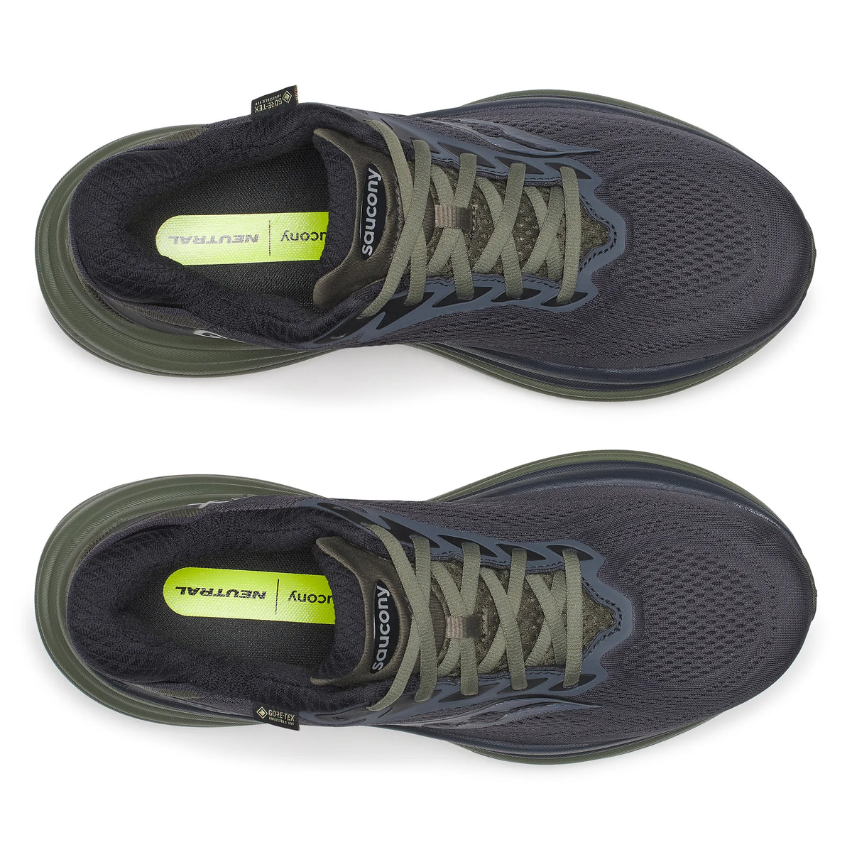 Saucony Triumph 24 GTX chaussures de course à pied homme - Ebony / Fatigue