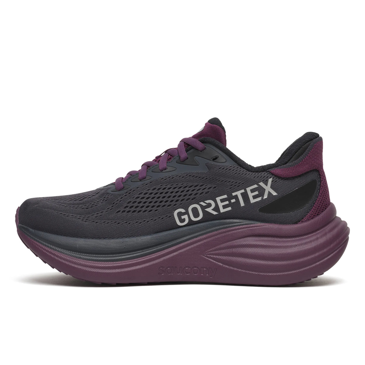 Saucony Triumph 24 GTX chaussures de course à pied femme - Ebony / Eggplant