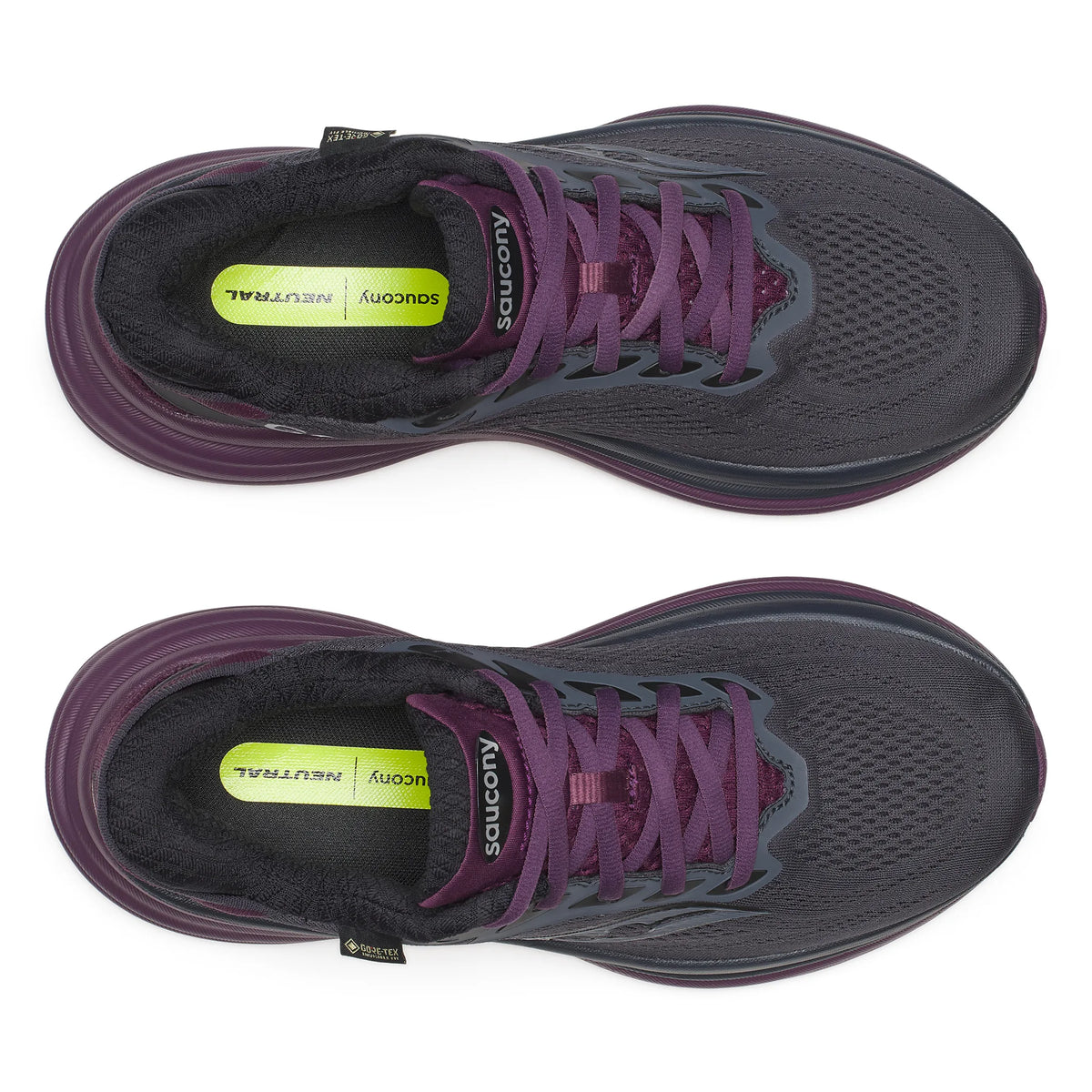 Saucony Triumph 24 GTX chaussures de course à pied femme - Ebony / Eggplant