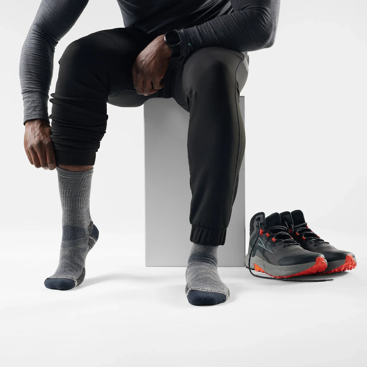 Smartwool Performance Hike Light Cushion chaussettes pour homme - Gris mi-foncé, deuxième vue