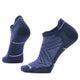 Smartwool Run Zero Cushion chaussettes basses homme - Bleu marine profond / Blanc, vue principale