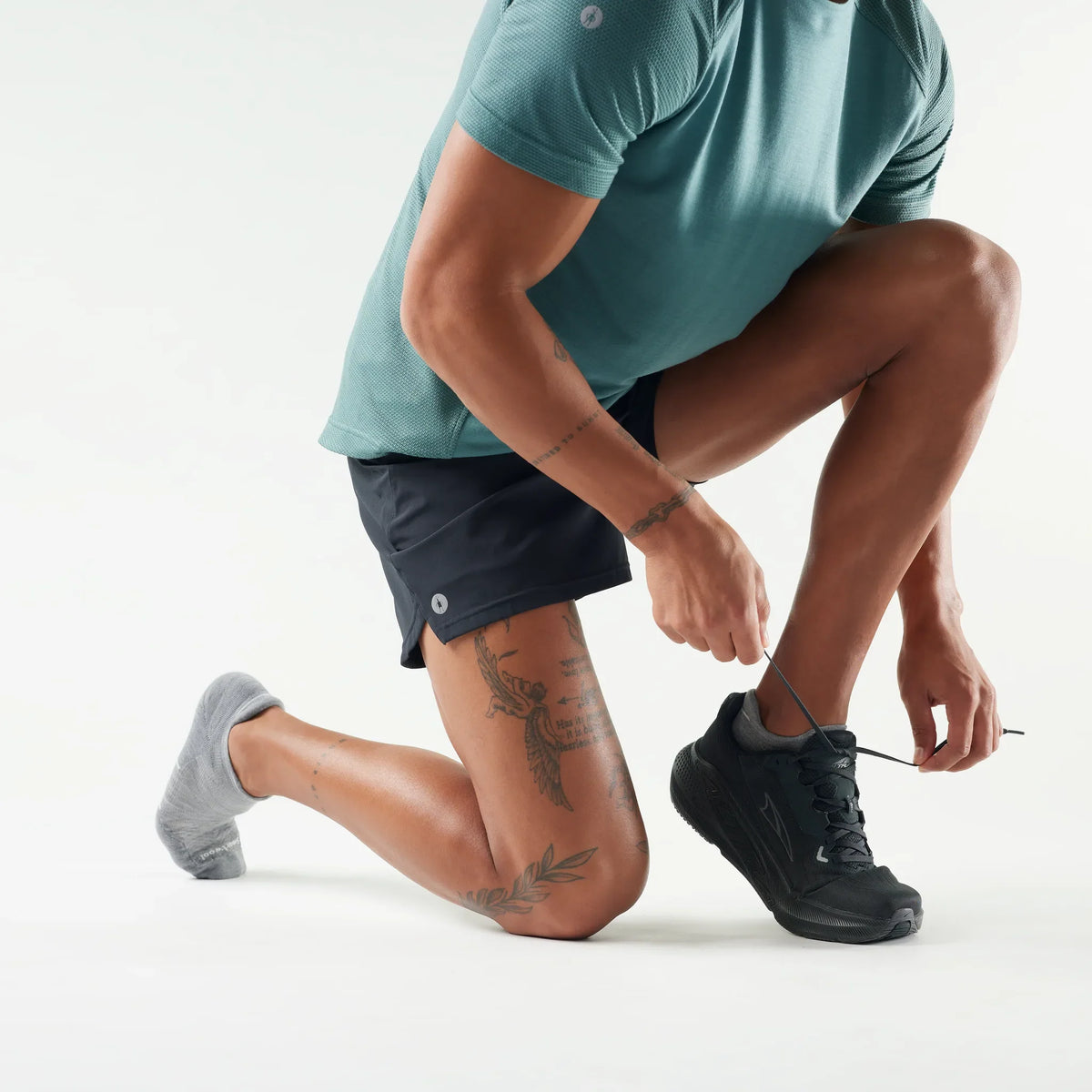Smartwool Run Targeted Cushion chaussettes basses homme - Gris pâle, deuxième vue