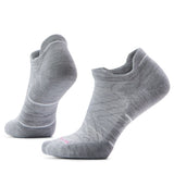 Smartwool Run Targeted Cushion chaussettes basses de course femme - Gris pâle / Blanc, vue principale
