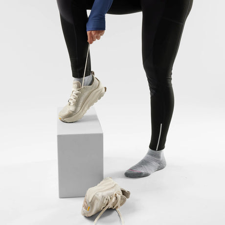 Smartwool Run Targeted Cushion socquettes de course à pied femme - Gris pâle / Blanc, deuxième vue