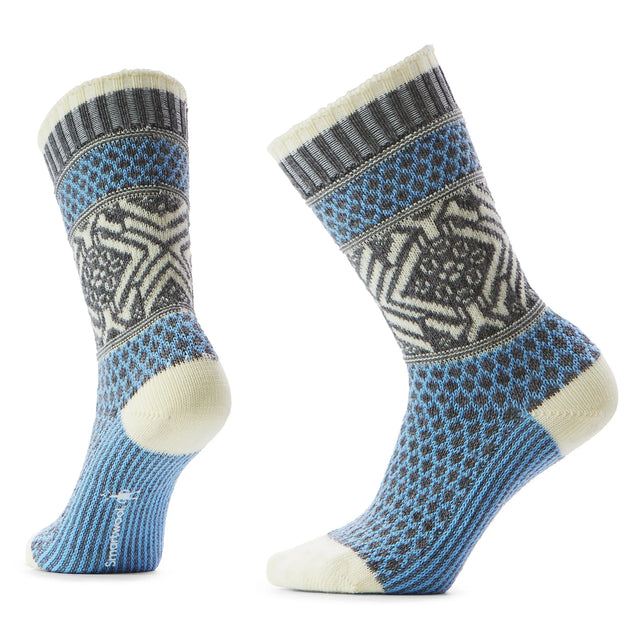 Smartwool chaussette de tous les jours Cozy Popcorn Snowflake pour femme - Bleu serein, vue principale
