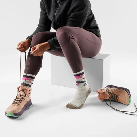 Smartwool chaussettes de randonnée Mountain Moon coussin mince femme - Gris cendré, deuxième vue