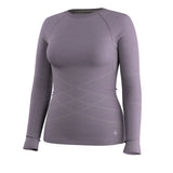Smartwool Intraknit All-Season Merino haut de base pour femme – Tempête violette (vue détaillée 6)