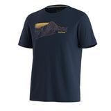 Smartwool t-shirt graphique Alpine Trace pour homme - Marine profond, vue détaillée