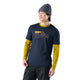 Smartwool t-shirt graphique Alpine Trace pour homme - Marine profond, vue de face