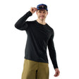 Chandail à manches longues Smartwool Summit Quest Active noir pour homme