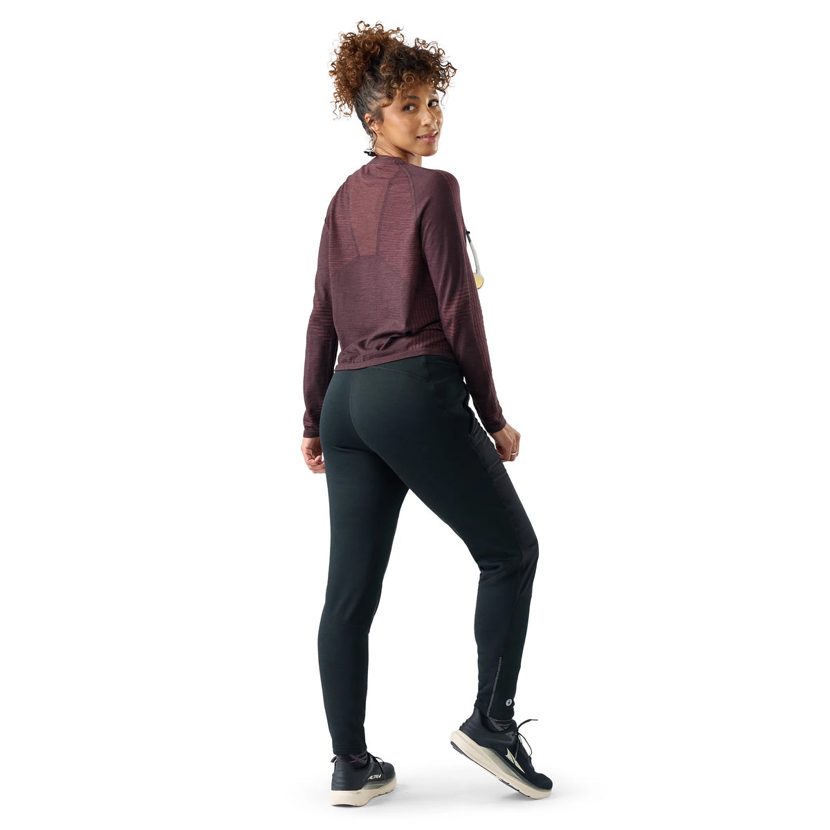 Smartwool Active Fleece pantalon coupe-vent pour femme – Noir (vue détaillée 1)