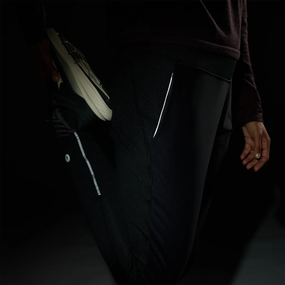 Smartwool Active Fleece pantalon coupe-vent pour femme – Noir (vue détaillée 2)