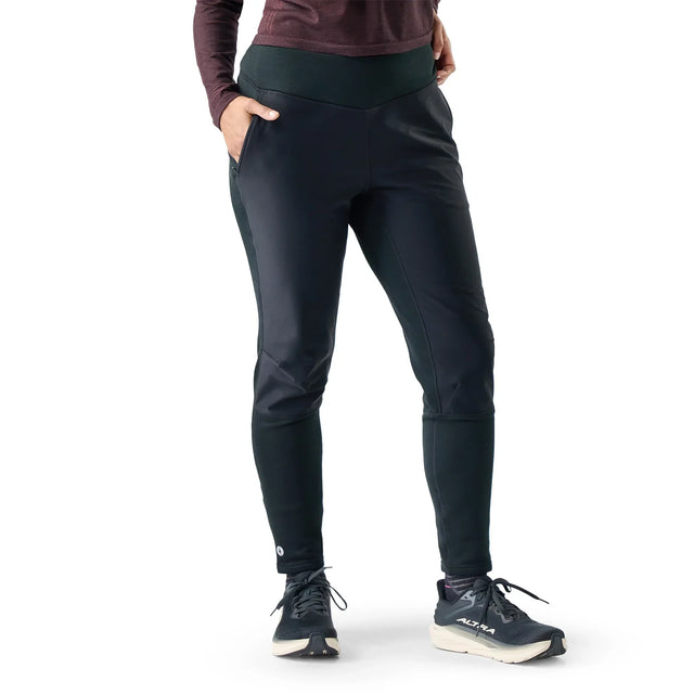 Smartwool Active Fleece pantalon coupe-vent pour femme – Noir (vue principale)