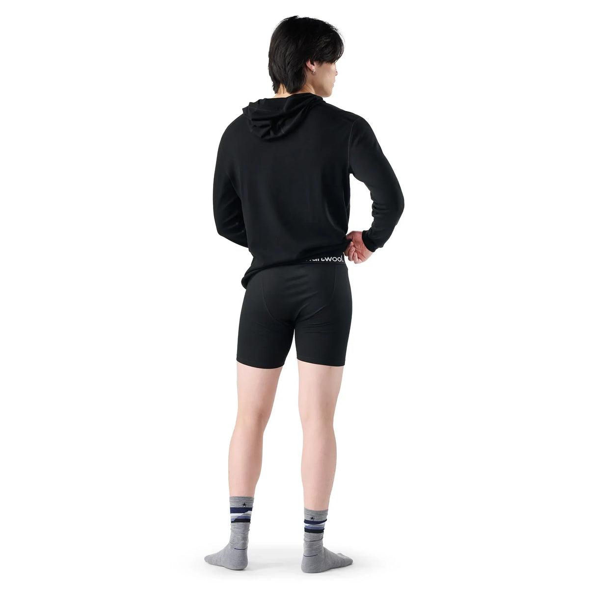 Caleçon boxeur coupe-vent Smartwool Active Wind noir pour homme