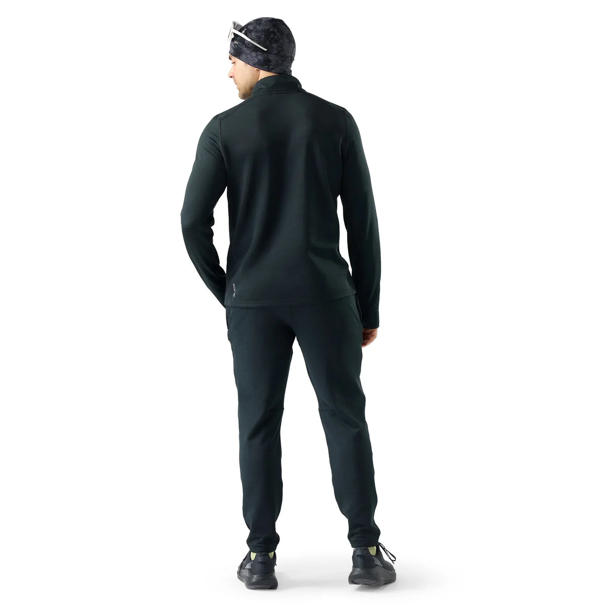 Smartwool Active Fleece chandail 1/2 zip pour homme – Noir (vue détaillée 1)