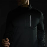 Smartwool Active Fleece chandail 1/2 zip pour homme – Noir (vue détaillée 3)