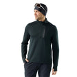 Smartwool Active Fleece chandail 1/2 zip pour homme – Noir (vue principale)