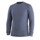 Chandail de base Smartwool Classic Thermal Merino pour homme – Chiné bleu nuit tombante (vue détaillée 10)