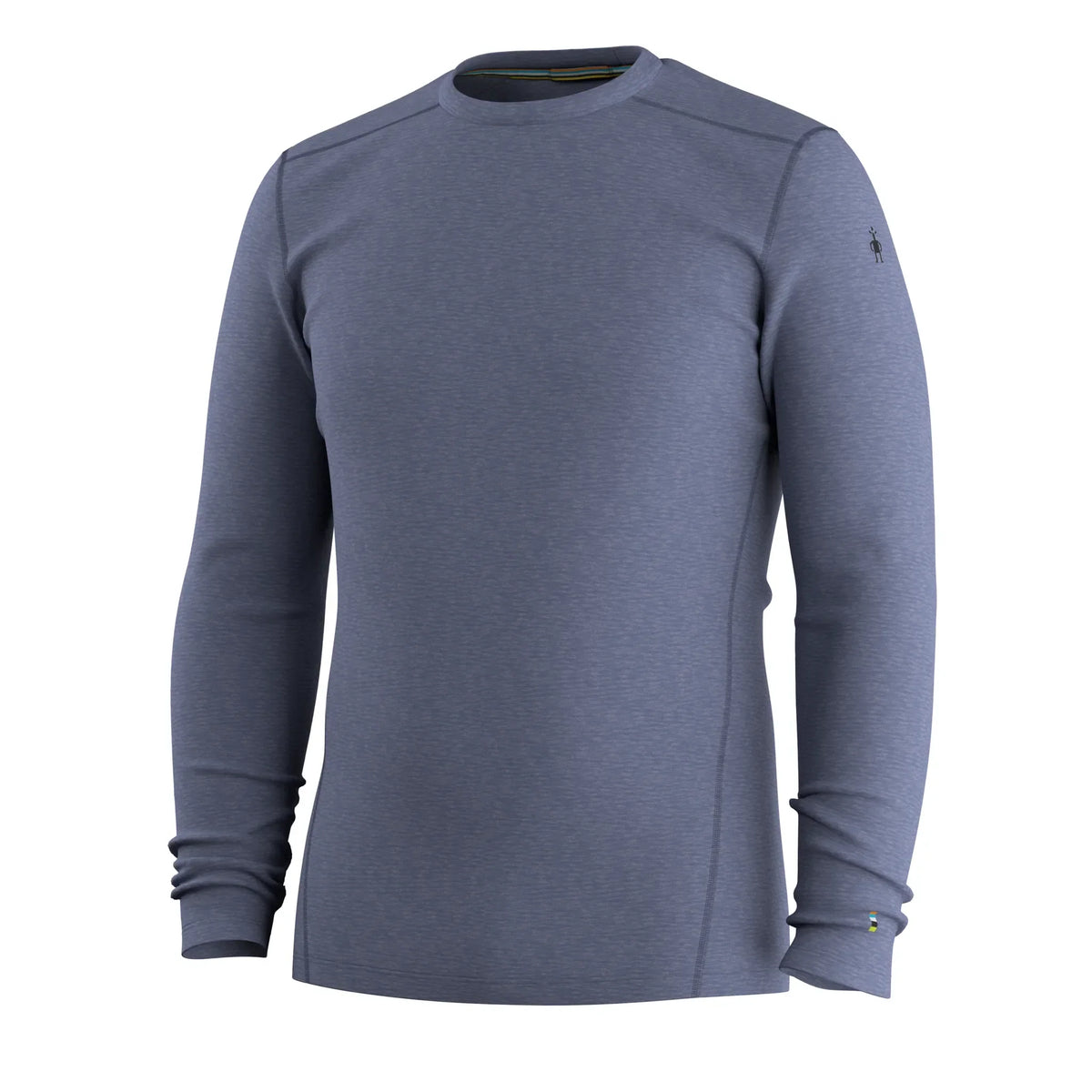 Chandail de base Smartwool Classic Thermal Merino pour homme – Chiné bleu nuit tombante (vue détaillée 10)