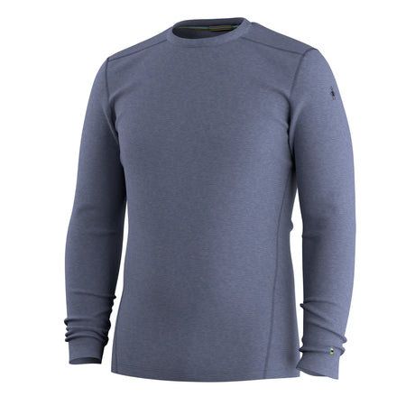 Chandail de base Smartwool Classic Thermal Merino pour homme – Chiné bleu nuit tombante (vue détaillée 10)