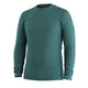 Chandail de base Smartwool Classic Thermal Merino pour homme – Chiné sarcelle foncé (vue détaillée 10)