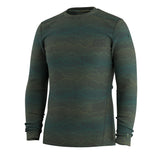 Chandail de base Smartwool Classic Thermal Merino pour homme – Anthracite Sommets Géo (vue détaillée 10)
