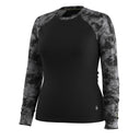 Smartwool haut de base Classic Thermal Merino pour femme – Tie-dye noir (vue détaillée 10)